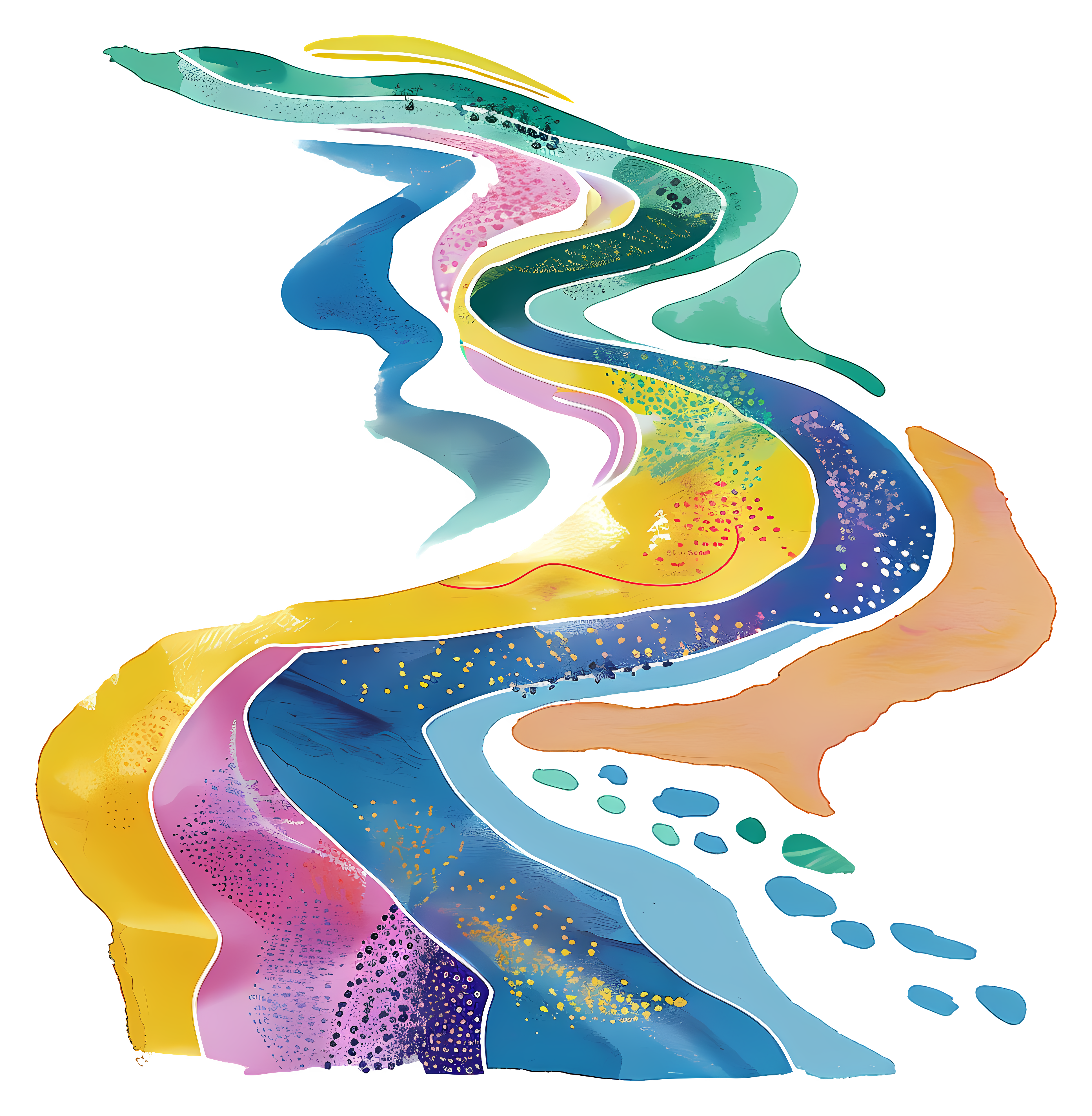 Abstract Fluid Shape